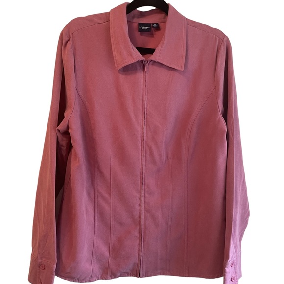 Sonoma Jackets & Blazers - Sonoma woman’s shacket, zip front mauve pink